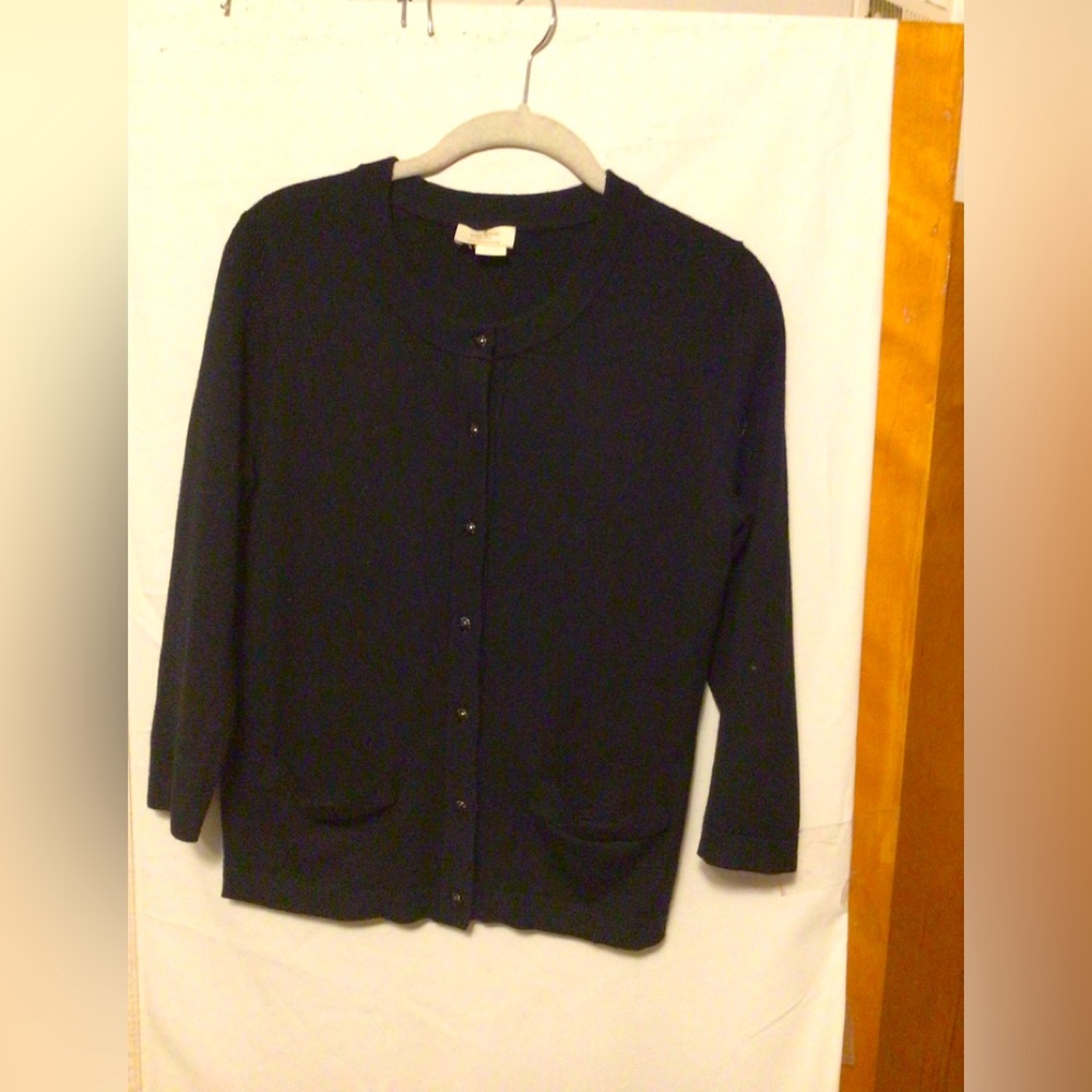 Kate Spade  Wool and cashmere blend ,preppy , business casual Cardigan Sz S